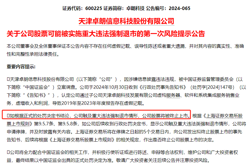 连续5年造假！这只A股<strong></p>
<p>币安的比特币</strong>，面临强制退市！