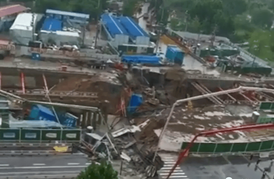 深圳一施工现场发生坍塌<strong></p>
<p>币安最新消息</strong>，13名作业人员失联
