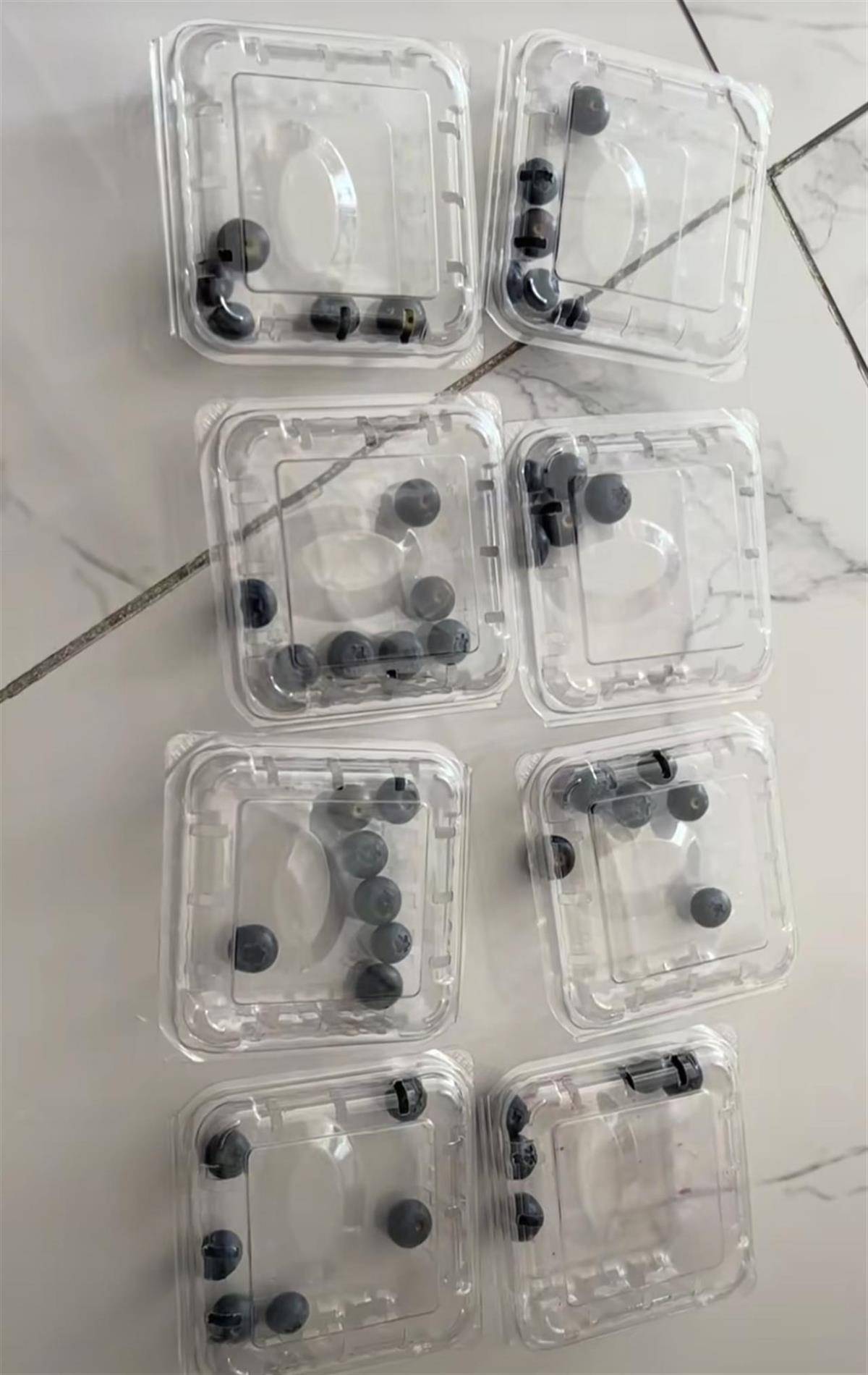 直播间8盒蓝莓只需69.9元<strong></p>
<p>中币和安币</strong>，买家到手发现总共46颗