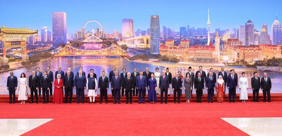 “豪华阵容”抵达津门<strong></p>
<p>抹茶交易所app苹果手机下载</strong>，两场会议今天举行，世界聚焦上合天津峰会
