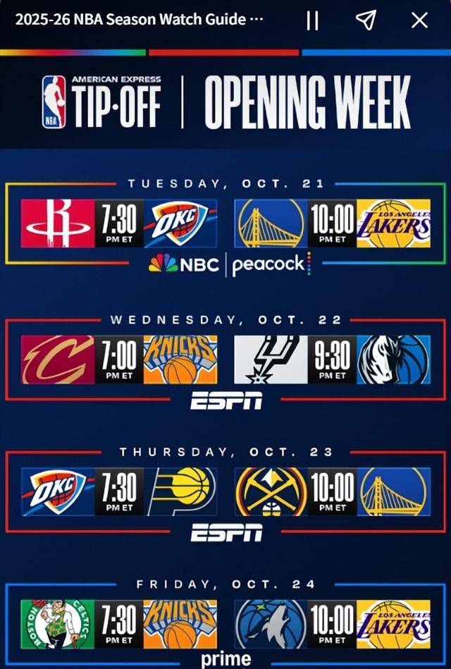 运动家丨新赛季NBA来了，我们该怎么看？