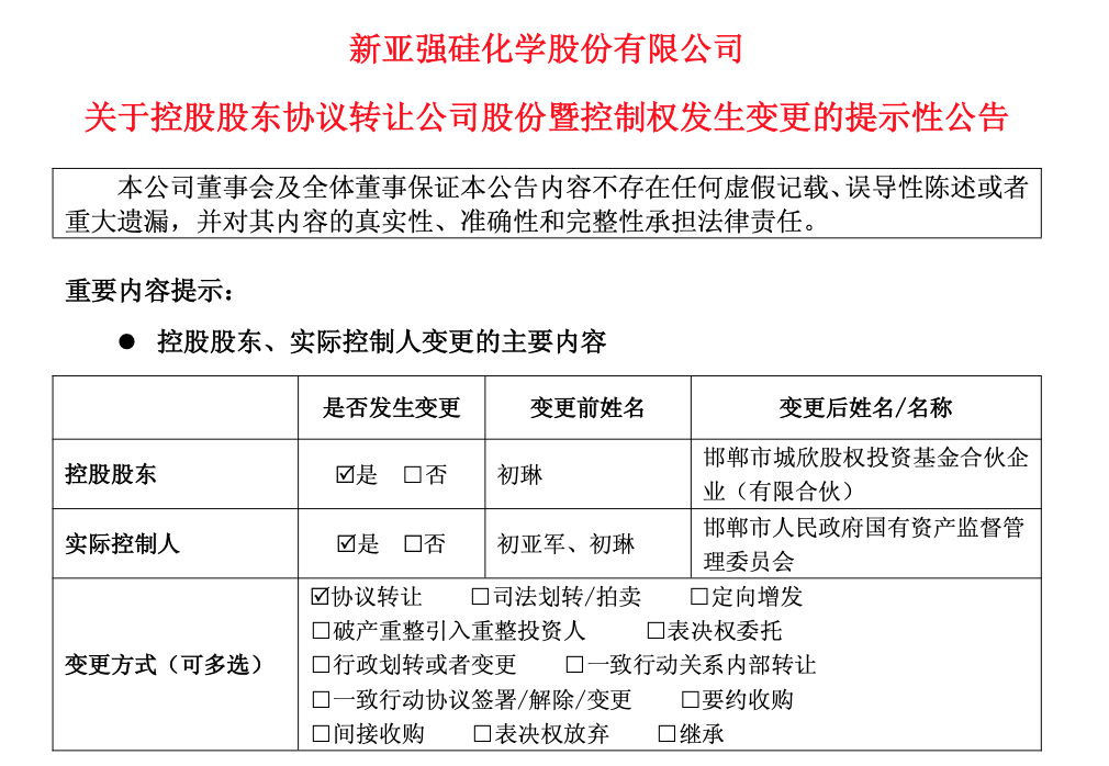 邯郸国资拟出资19.6亿元<strong></p>
<p>格林美股票</strong>,溢价15%拿下新亚强控股权