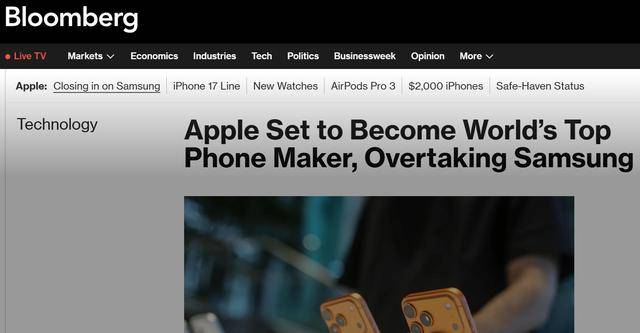 外媒:苹果有望超越三星<strong></p>
<p>同花顺炒股票</strong>,成为全球最大手机制造商